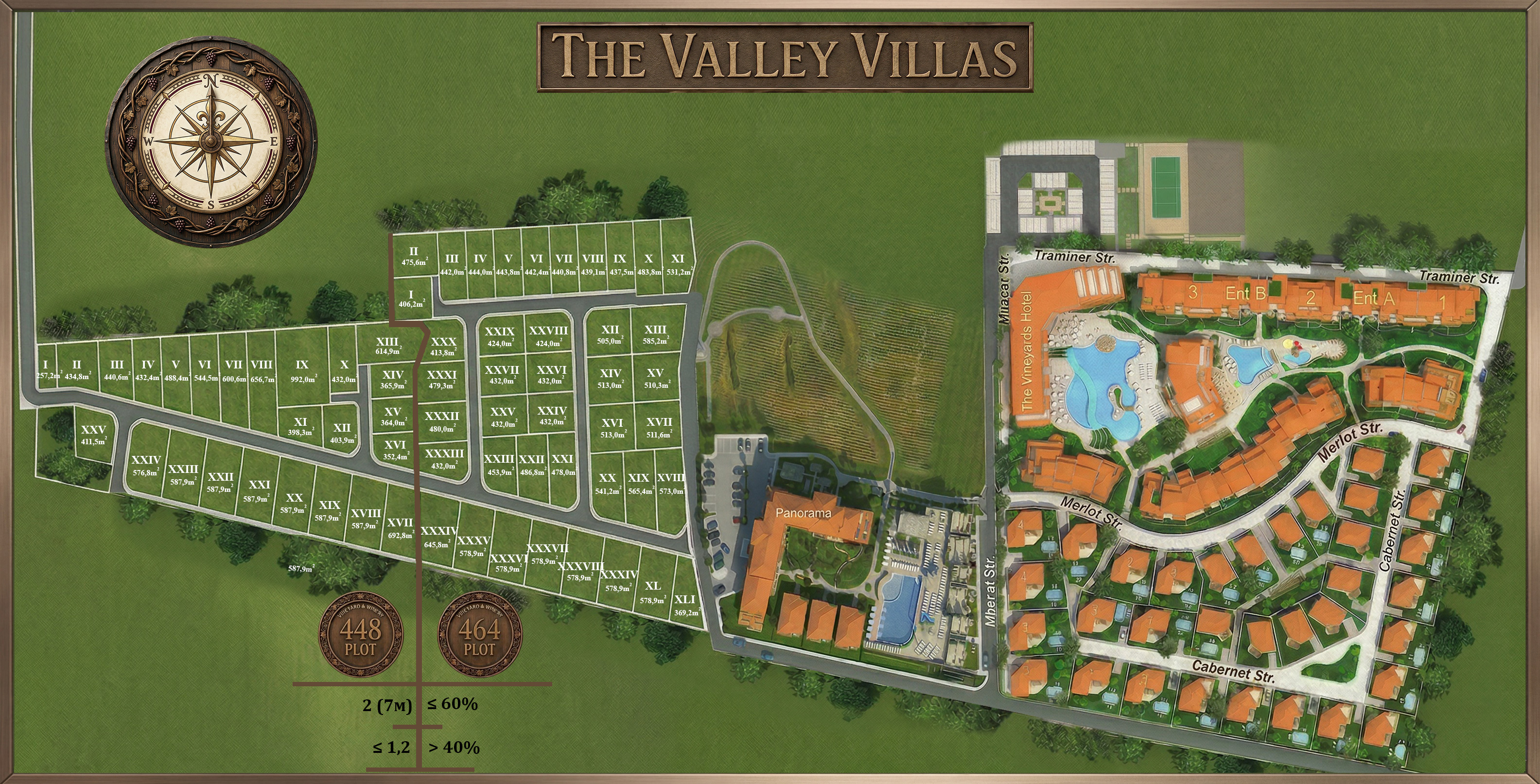Valley Villas — изглед към селището